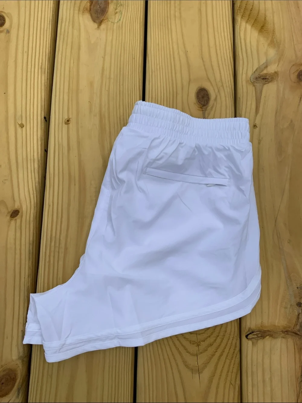 NWT Champion White Varsity Shorts With Built In Liner 3.5” Inseam Size Medium
